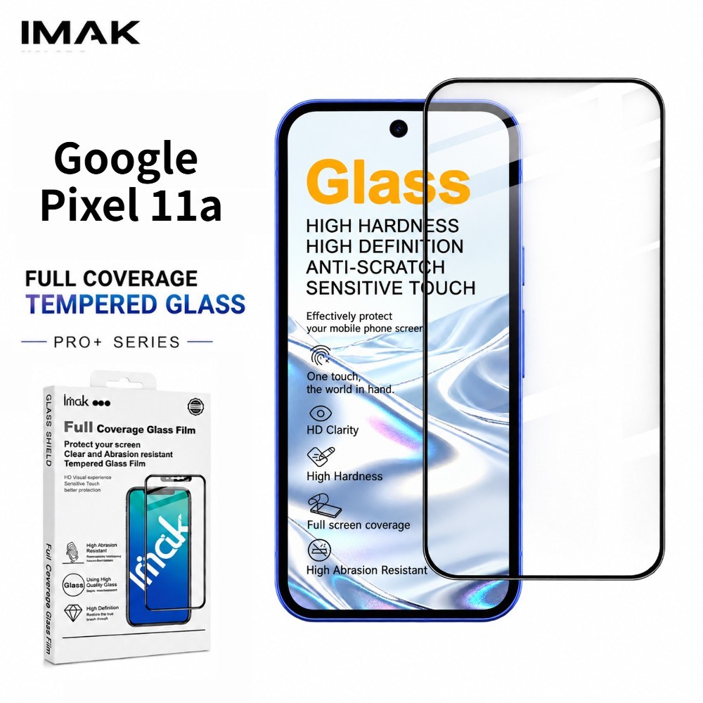 ฟิล์มกระจก สำหรับ Google Pixel 11a Pixel11a กันลายนิ้วมือ 9H ความแข็ง FM0003
