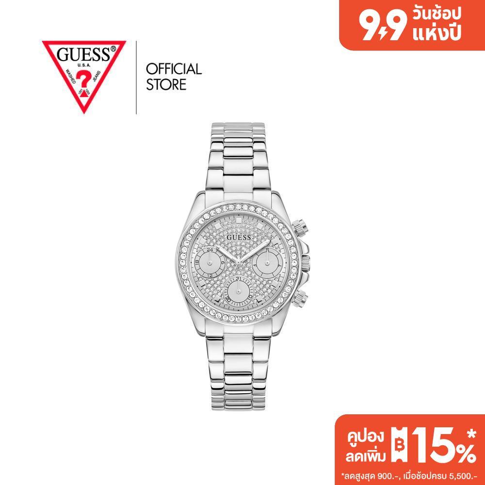 GUESS นาฬิกาข้อมือผู้หญิง รุ่น VICTORIA GW1037L1 สีเงิน