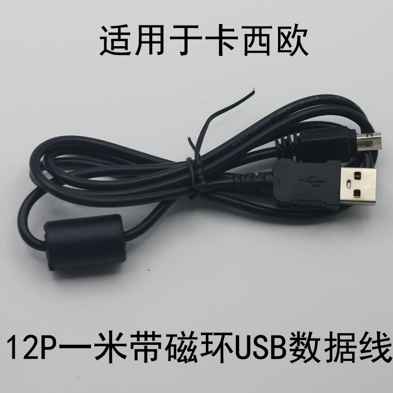 สายเคเบิลข้อมูล 12P เหมาะสําหรับ Casio CCD S12 S10 Z8 Z9 Z75 TR150 TR200 ZR200