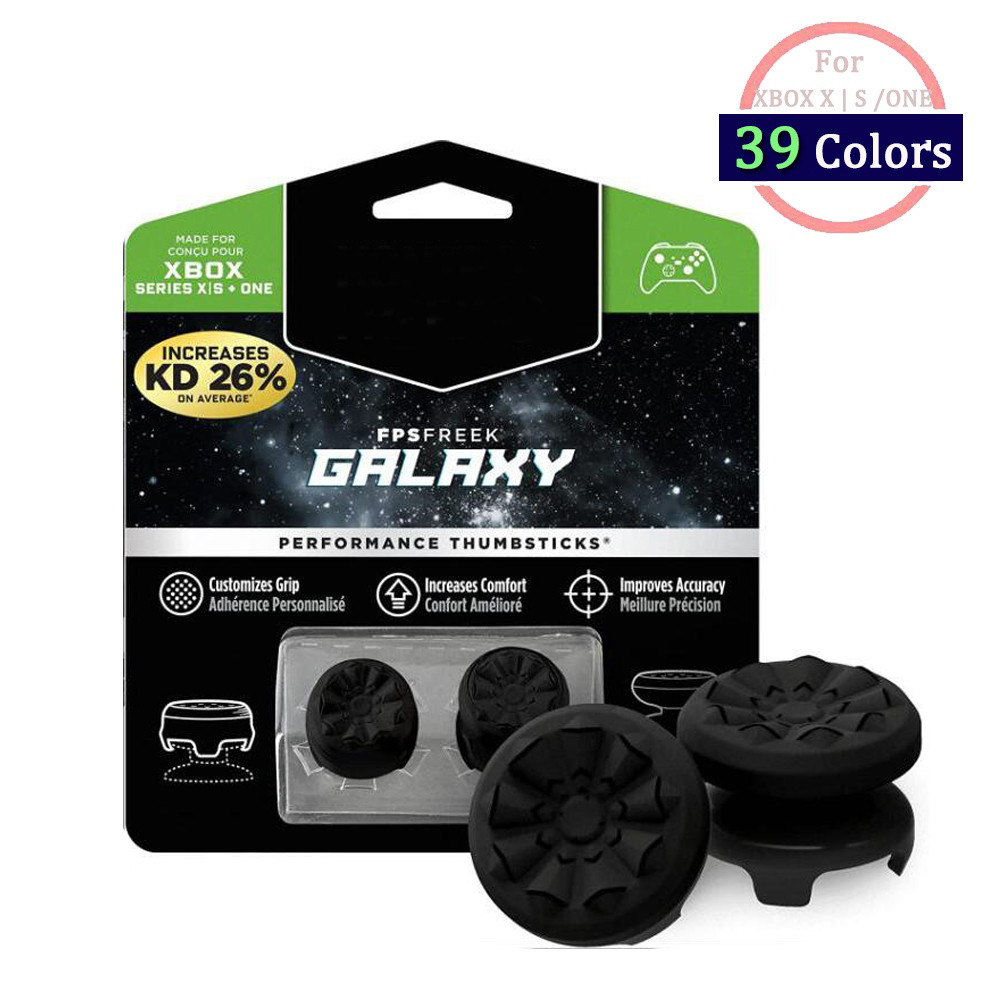 Freek CQC FPS Freek Galaxy สีดําสําหรับ Xbox Controller จอยสติ๊กฝาครอบ Thumb Girp Caps สําหรับ Xbox 