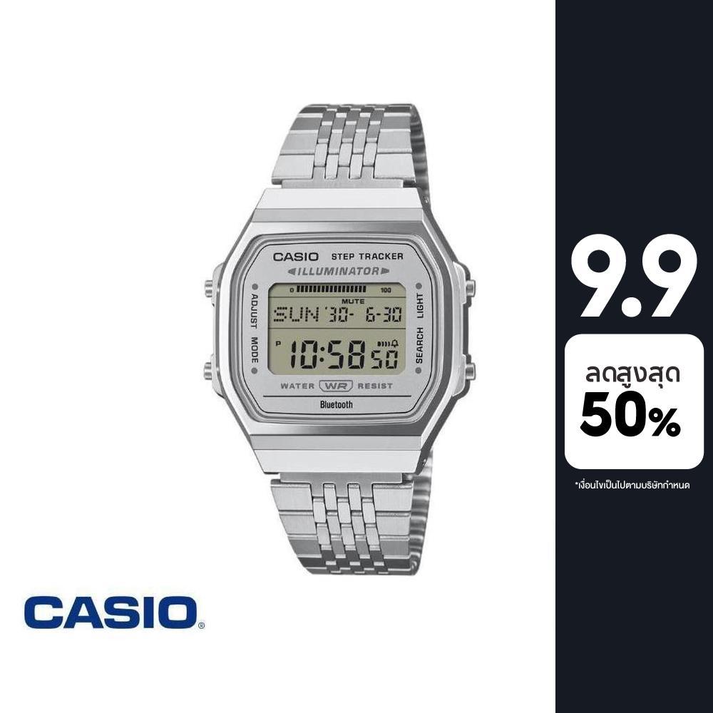 CASIO นาฬิกาข้อมือ CASIO รุ่น ABL-100WE-7ADF สายสเตนเลส สีขาว