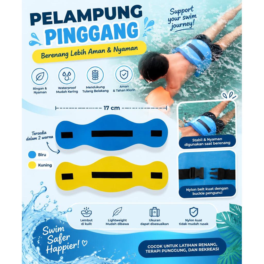 WAIST SWIMMING BUOY*