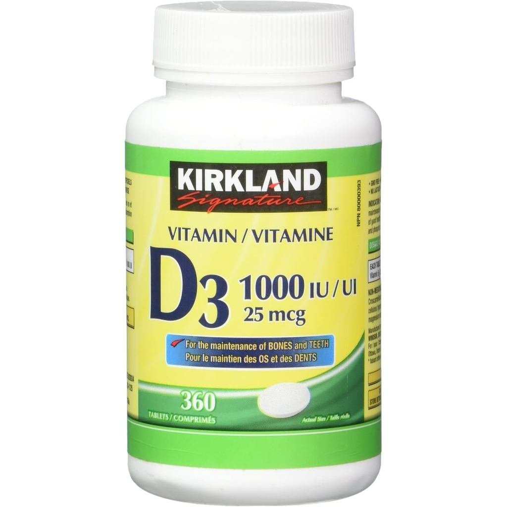 Kirkland Signature D3 1000 IU 360 เม็ด