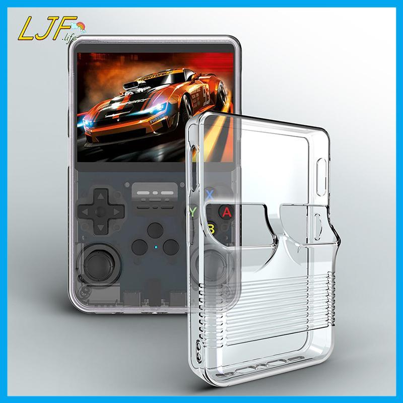 LJF เกมคอนโซลแบบพกพาสําหรับ R36S ฝาครอบป้องกัน Anti Scratch Storage ล้างทําความสะอาดได้สําหรับ R36S