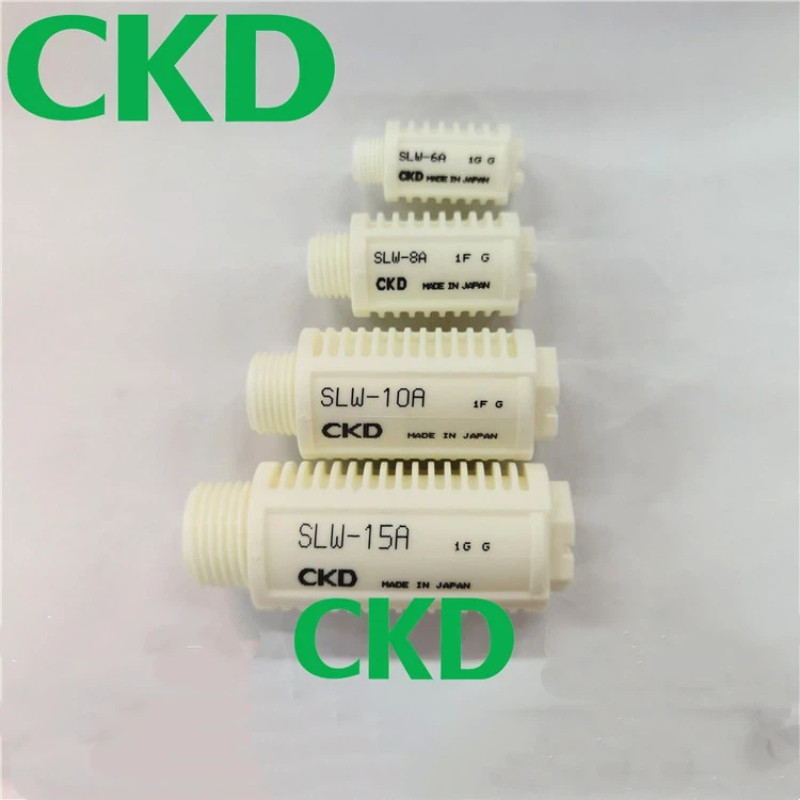CKD Muffler SLW-6A-8A-10A-15A-8L-10L-6S เส้นผ่านศูนย์กลางขนาดเล็กไหลขนาดใหญ่ปลอมหนึ่งโทษสิบ