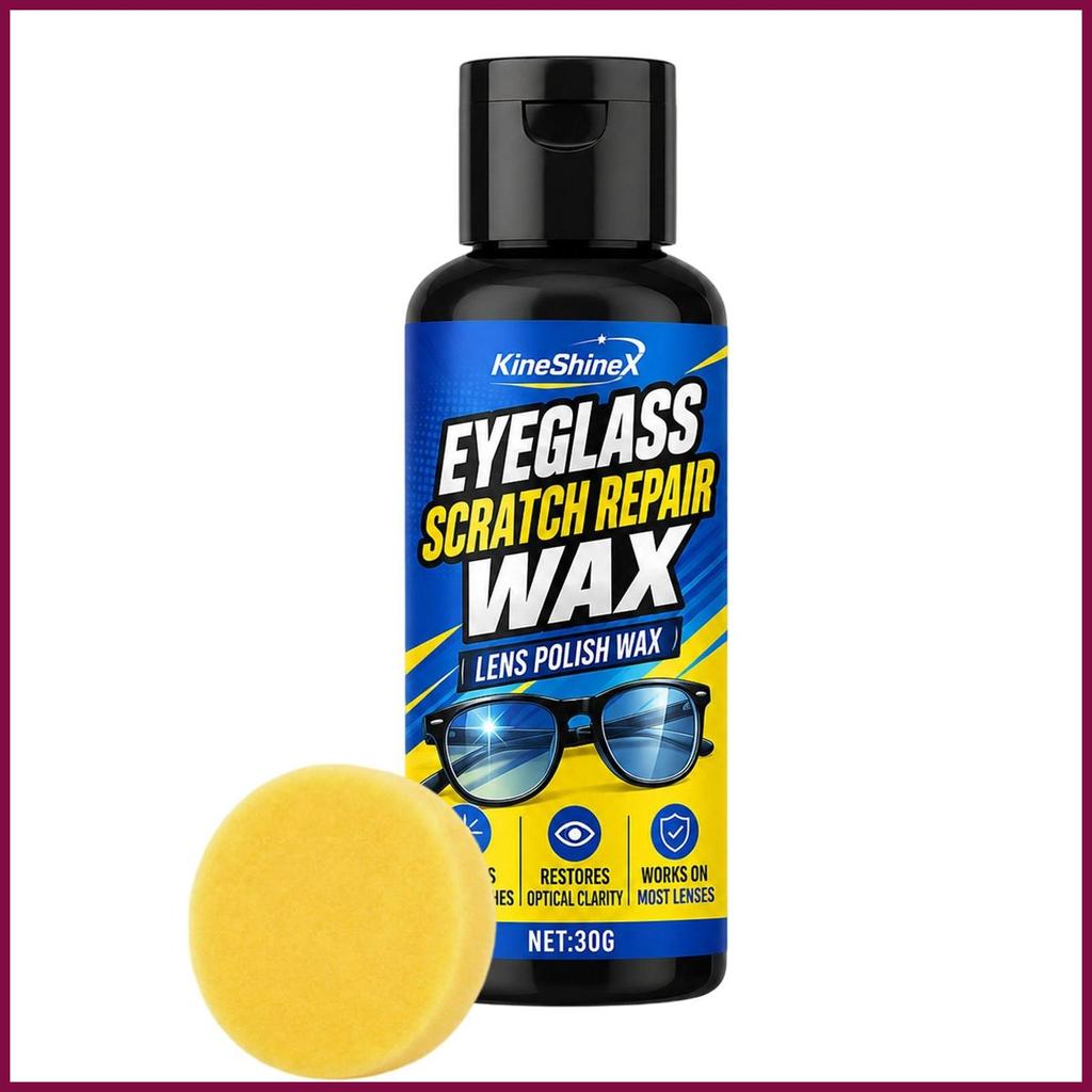 Lens Scratch Remover สําหรับแว่นตาตาป้องกันแบบพกพาอ่อนโยนด้วยฟองน้ําแว่นตา Scratch Remover สําหรับ H