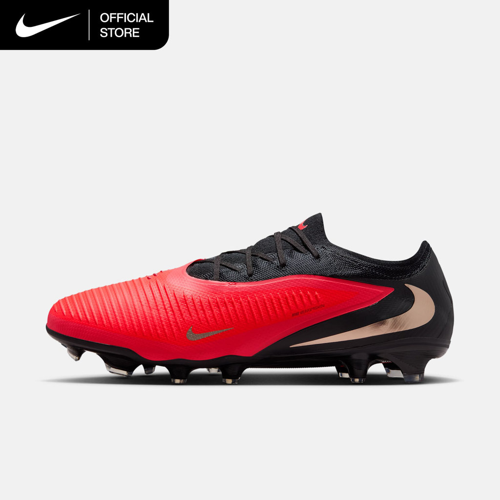 Nike Men's Phantom 6 Low Pro Firm-Ground Soccer Cleats - Bright Crimson [HJ4122-600]