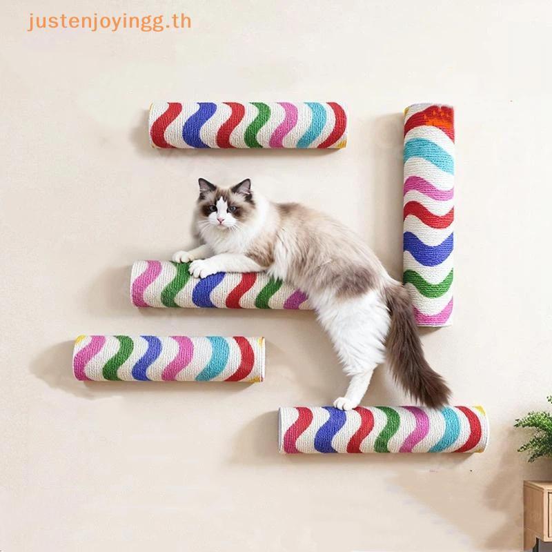 { JJTH } High-Adhesion Cat Scratch Post Pet Toy สําหรับแมวในร่ม Claw Sharpening Play เฟอร์นิเจอร์ป้อ