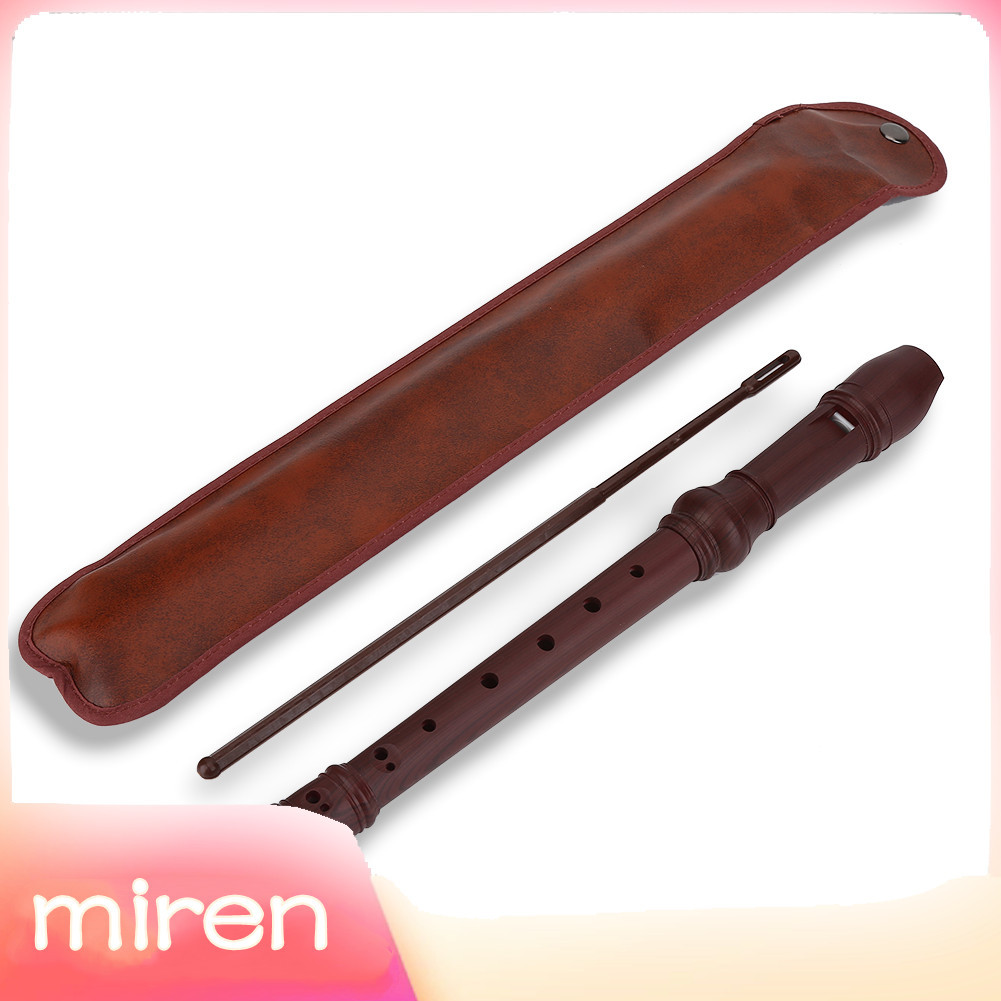 miren-th 8 หลุม High Pitch Soprano Recorder ขลุ่ยพลาสติก Instruments Reed Pipe