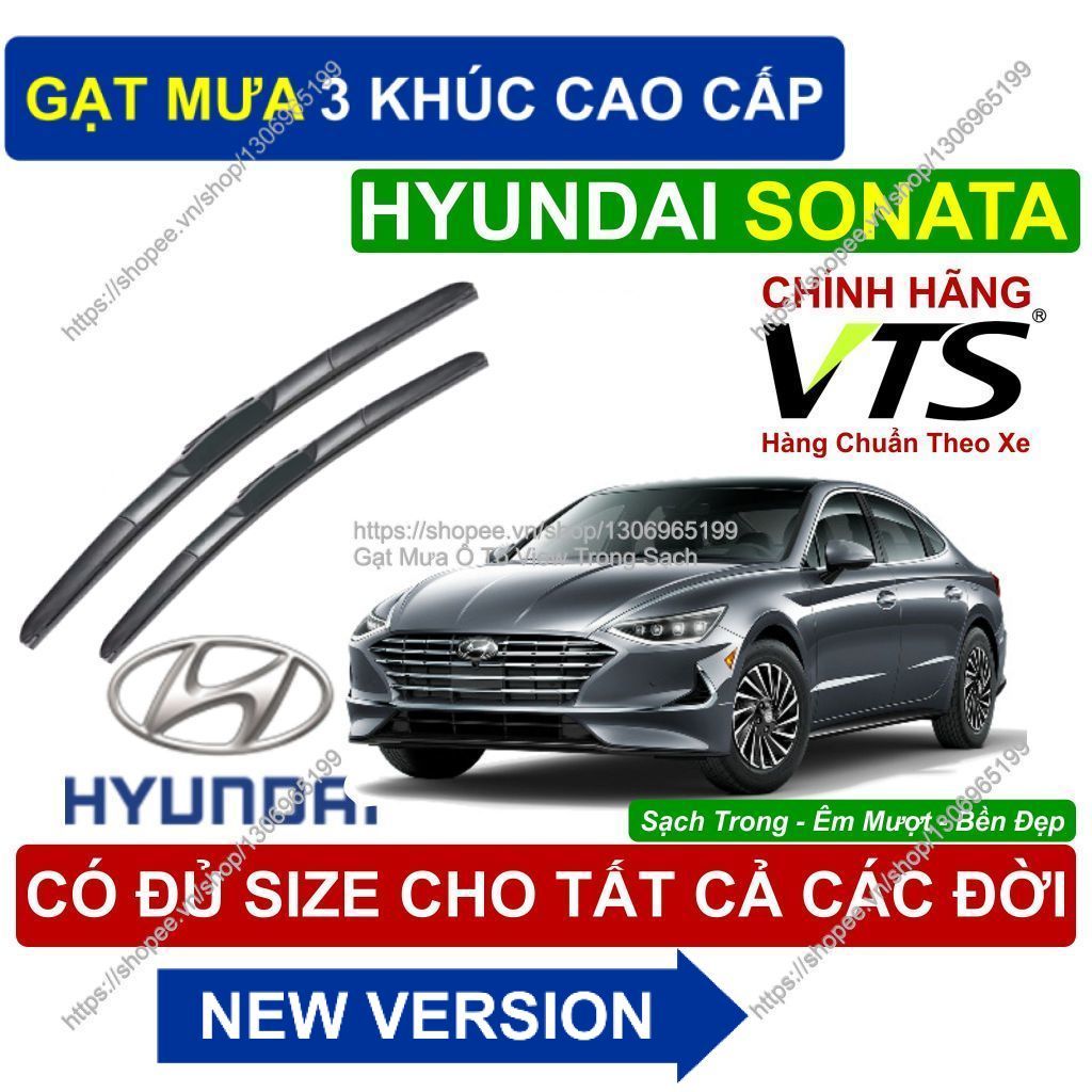 VTS 3-Segment Wipers Hyundai Sonata Windshield - ที่ปัดน้ําฝน Hyundai Sonata คู่ - Hyundai Sonata