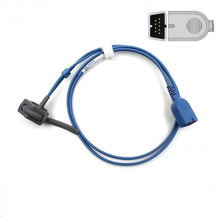 เข้ากันได้สําหรับ Nihon Kohden BSM Series เข้ารหัส 9-Pin SpO2 Sensor Wrap - นํากลับมาใช้ใหม่ได้สําหร