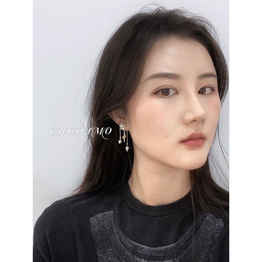 ต่างหูดีไซน์พิเศษ foil สีทอง สร้อยคอและกำไลแบบเอกลักษณ์