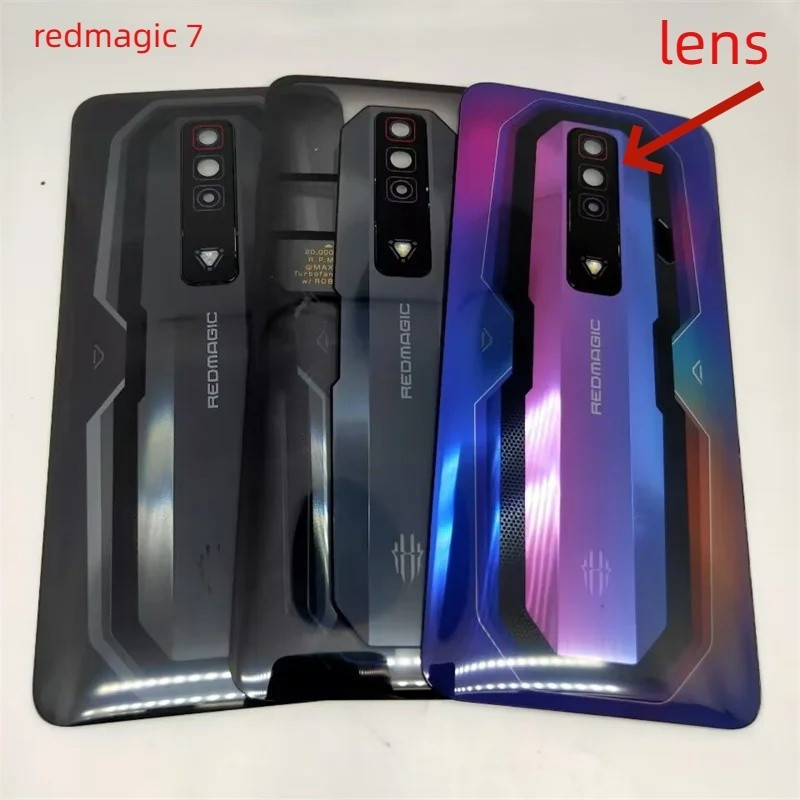 ฝาครอบแบตเตอรี่ด้านหลัง แบบเปลี่ยน สําหรับ ZTE Nubia Red Magic 7 NX679J