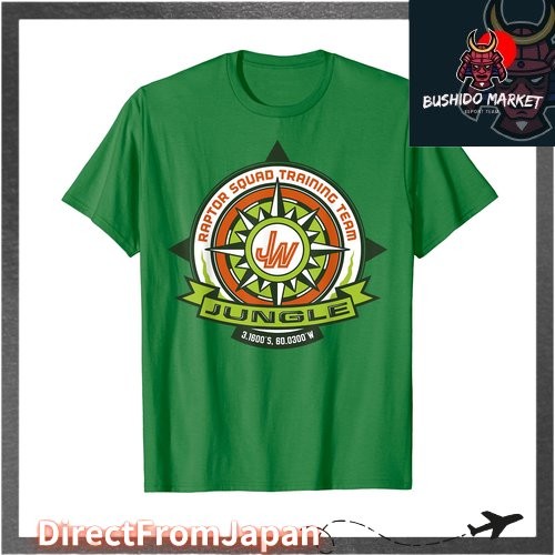 เสื้อยืดลายกราฟิก Jurassic World Raptor Squad Jungle Trainer 【DirectFromJapan】