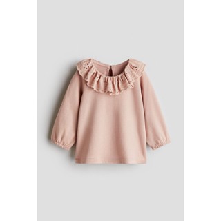 H&M(เอชแอนด์เอ็ม) เสื้อคอปกผ้าปักบโรเดอรี อ็องเกลส์ Infants …