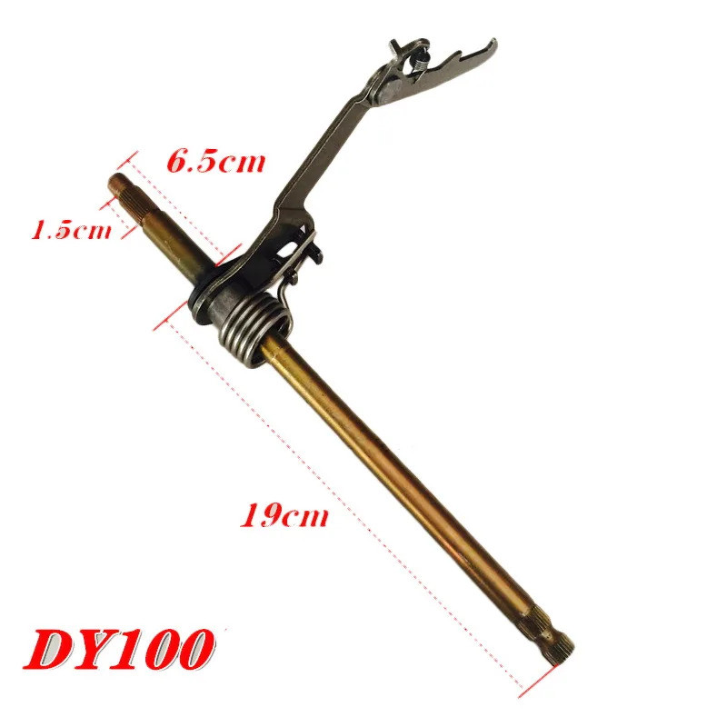 ชิ้นส่วนรถจักรยานยนต์แกนเกียร์ครบชุดเพลาสําหรับฮอนด้า LIFAN DAYANG LF100 LF110 C100 DY100 DY110 C110