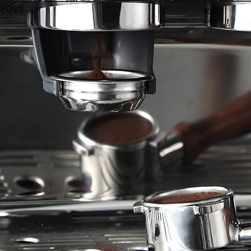 [JJCW] 51/54/58MM ตะกร้ากรองกาแฟเปลี่ยนสแตนเลส Bottomless Portafilter Espresso Filter อุปกรณ์เสริม B