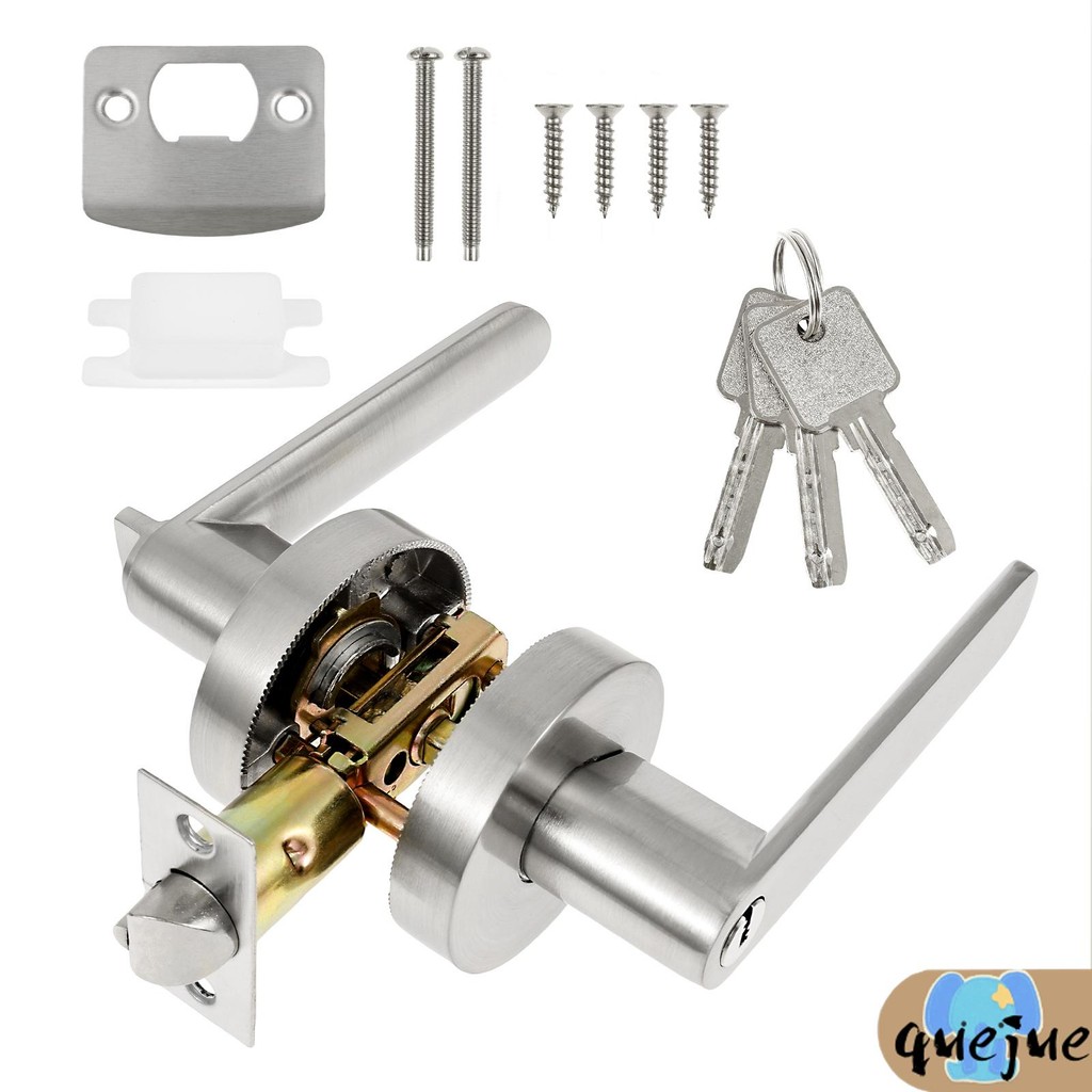 อลูมิเนียมอัลลอยด์ Entry ประตู Lever ล็อคสําหรับซ้ายและขวาด้านข้าง Lever Handle ล็อคสําหรับห้องนอนสํ