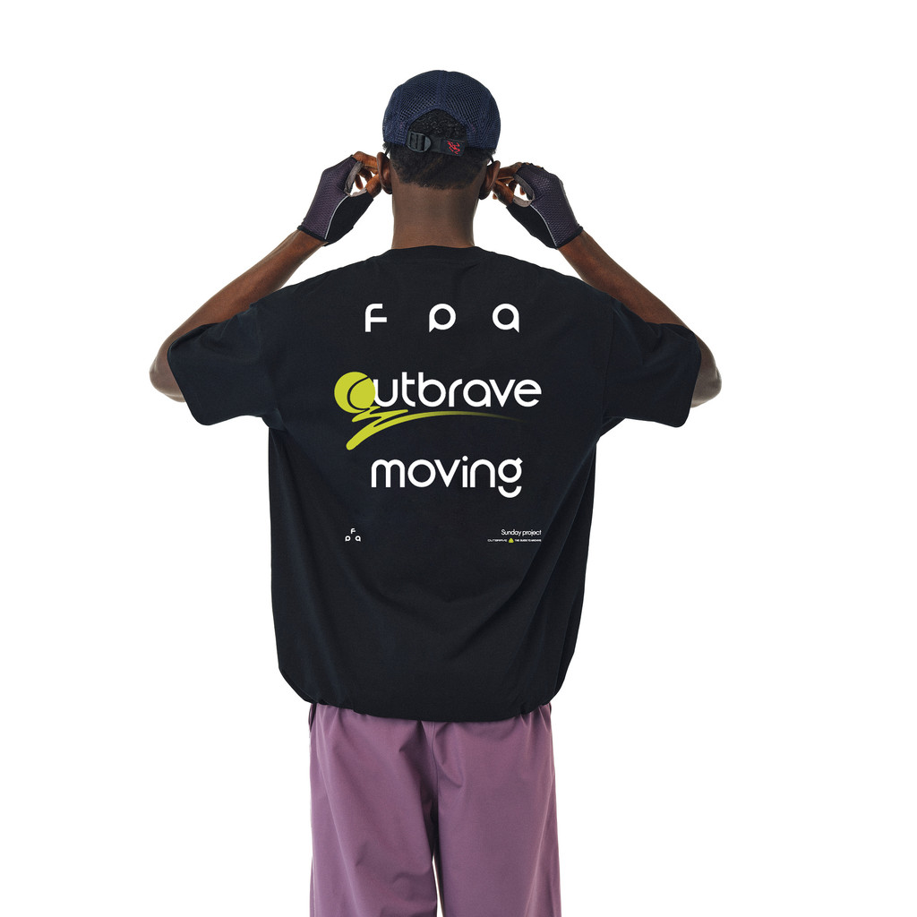 ผู้ชายผู้หญิงสไตล์เดียวกันหลวม FPA อินเทรนด์รอบคอแฟชั่นสบายๆ All-Match พิมพ์ฤดูร้อน Top