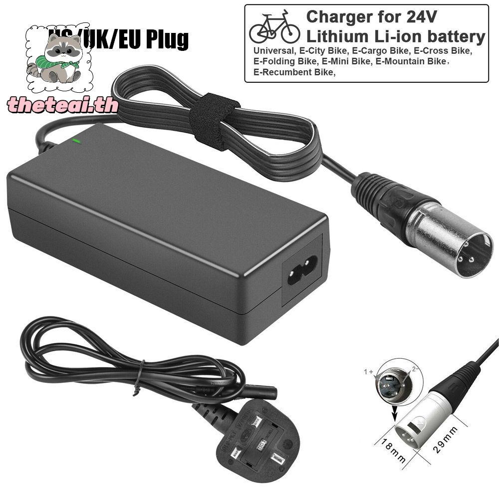 THETEAI Power Adapter Mobility Scooter รถเข็นจักรยานไฟฟ้า Ebike Charger