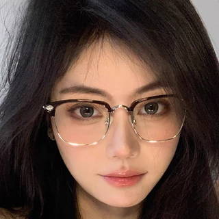 👓พา(+0~+400) สายตายาว 👓 แว่นอ่านหนังสือป้องกันแสงสีฟ้าน้ําหนักเบาเป็นพิเศษแบกแว่นตาผู้สูงอายุแว่นตาอ่านหนังสือแฟชั่นชายแล 063