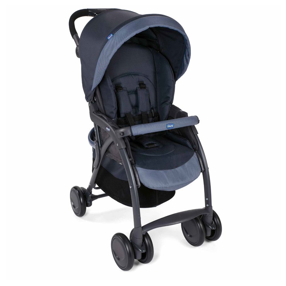 Chicco Simplicity Plus รถเข็นเด็กครบชุด - India Ink/ Scarlet Red