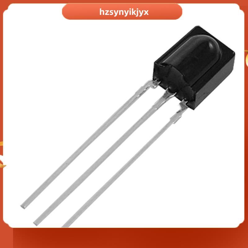 hzsynyikjyx50 ชิ้นระยะทางแผนกต้อนรับ 15M อินฟราเรด VS838 IR โมดูลรับสัญญาณสีดํา