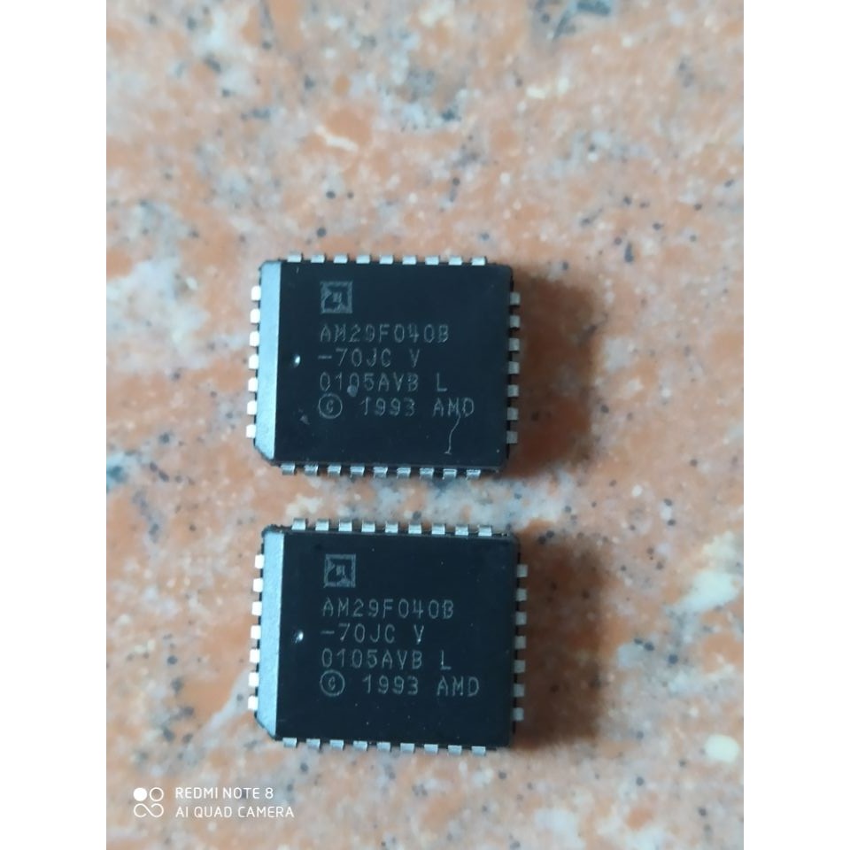 (10 ชิ้น) AM29F040B-70JC   ชิป ชิปหน่วยความจํา PLCC