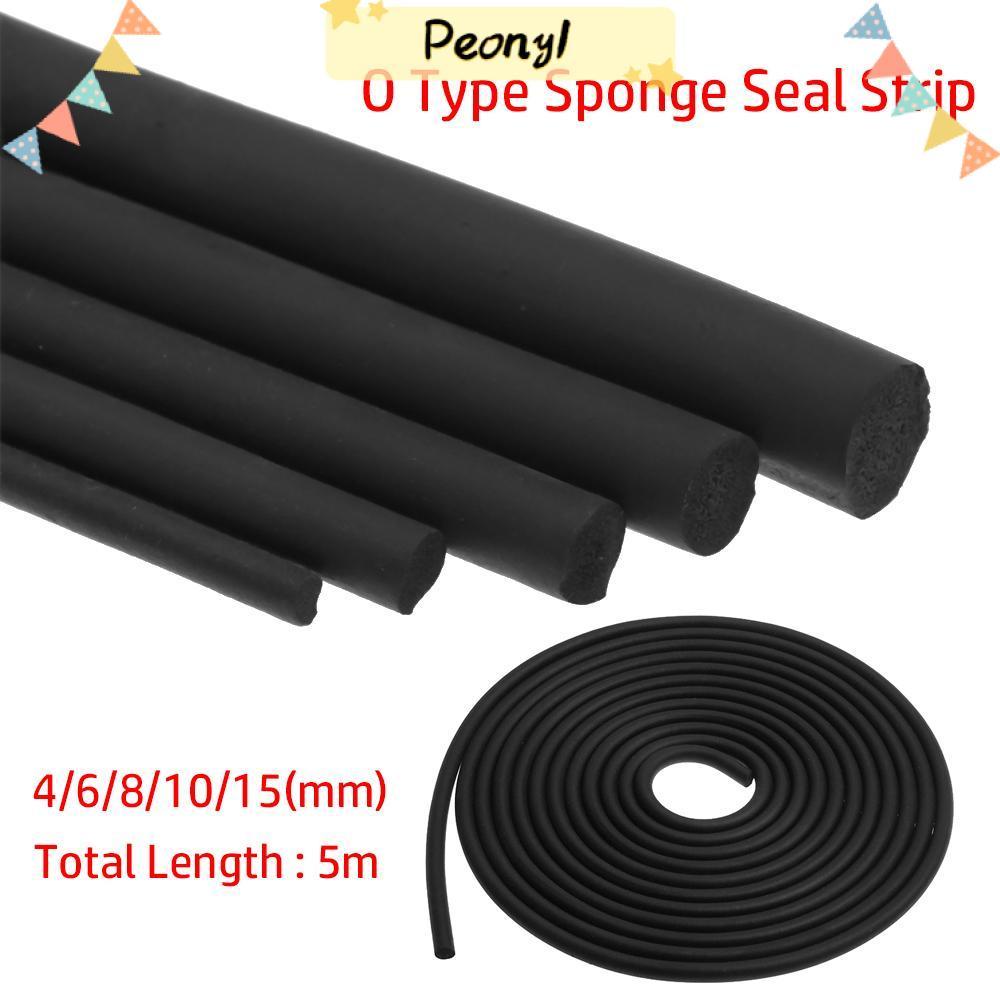 PEONY 5M Car Door Edge Protector ฉนวนอุตสาหกรรม O Shape ทนความร้อน Drught Excluder