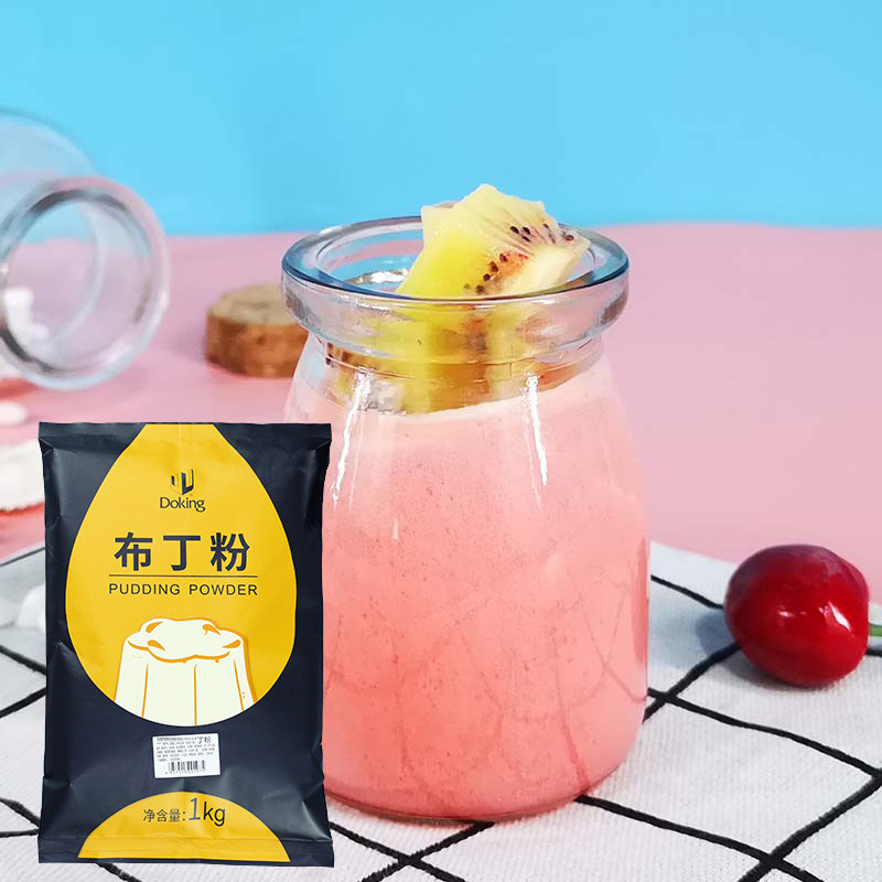 Shield King Milk Pudding Powder Mango Caramel Chocolate Egg Jelly Pudding Powder Milk Tea Shop วัตถุ