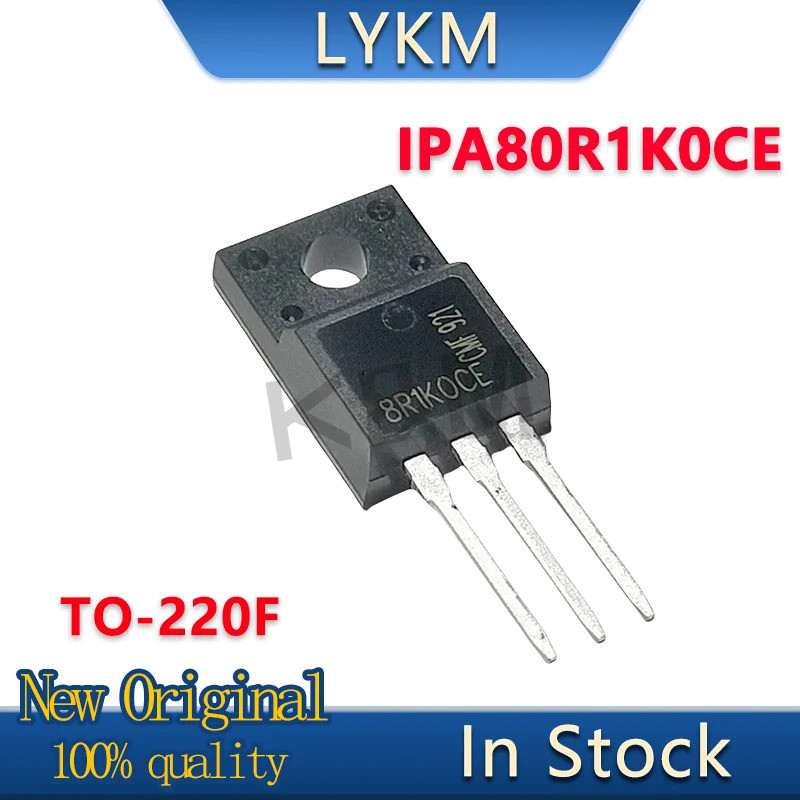 5/PCS ใหม่ Original IPA80R1K0CE 8R1K0CE TO-220F 5.7A/800V N ช่อง FET ในสต็อก X0MX
