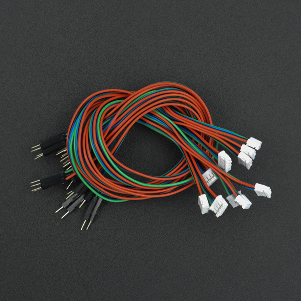 แรงโน้มถ่วง: PH2.0 ถึง Dupont Male I2C/UART Cable (30cm)