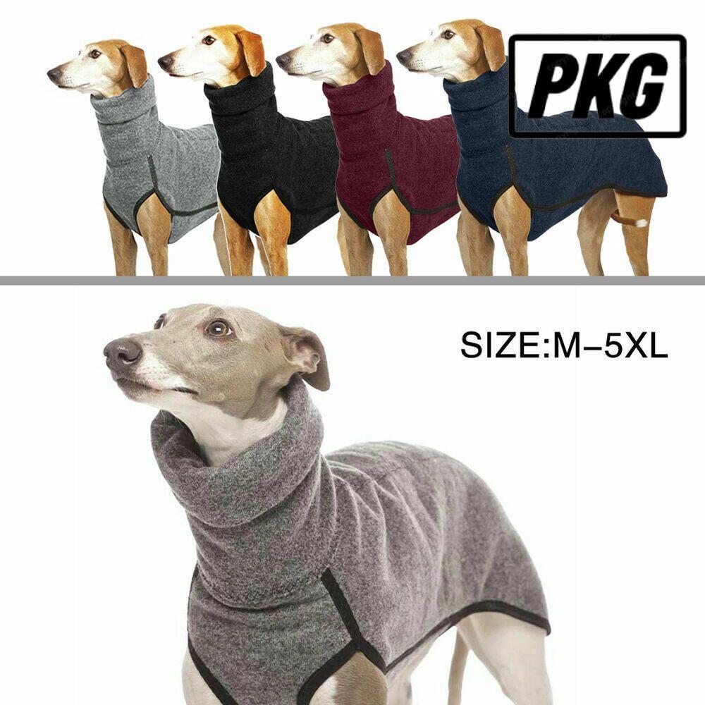 REPKG สุนัขเสื้อกันหนาวคอสูงเครื่องแต่งกายฤดูหนาวเครื่องแต่งกาย Greyhound เครื่องแต่งกายแฟชั่น Pitbu