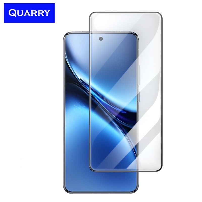 ✨ QUARRY ฟิล์มกระจกกาวเต็มจอโค้ง Vivo X200 Pro / X200Pro ฟิล์มกันรอย Vivo X200Pro Screen Protector