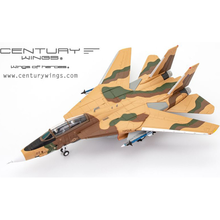 โลหะผสมรุ่น 1:72 CENTURY WINGS F14 F-14A Tomcat TOPGUN33 NAS MIRAMAR CA