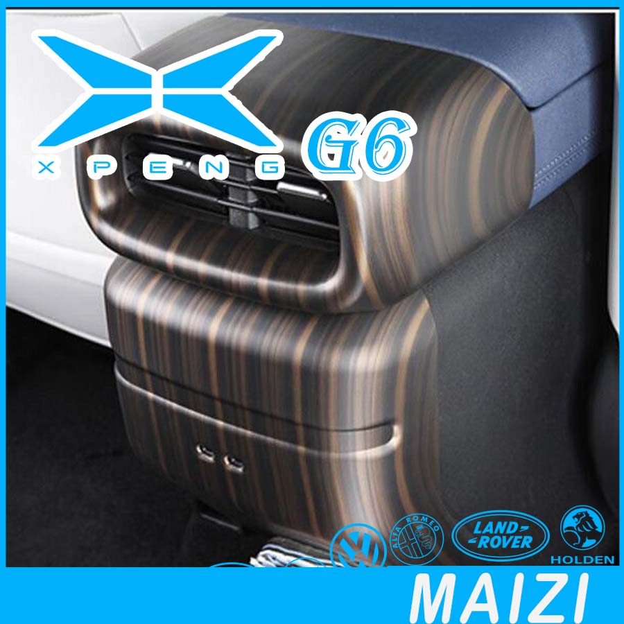 [READY]XPENG G6 Wood Grain Interior Stickers Body Kit XPENG G6 EV Car Decoration Accessories WB4K