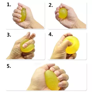 บอลมือจับ ลูกแก้วซิลิกอนยืดหยุ่นสำหรับฟื้นฟูสมรรถภาพและความแข็งแรงของมือ