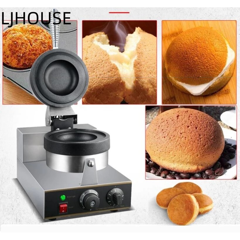 220V ไฟฟ้า UFO Burger Grill Gelato Panini กด Maker เครื่อง Commercial Snacks ไอศกรีม Panini เครื่องวาฟเฟิล