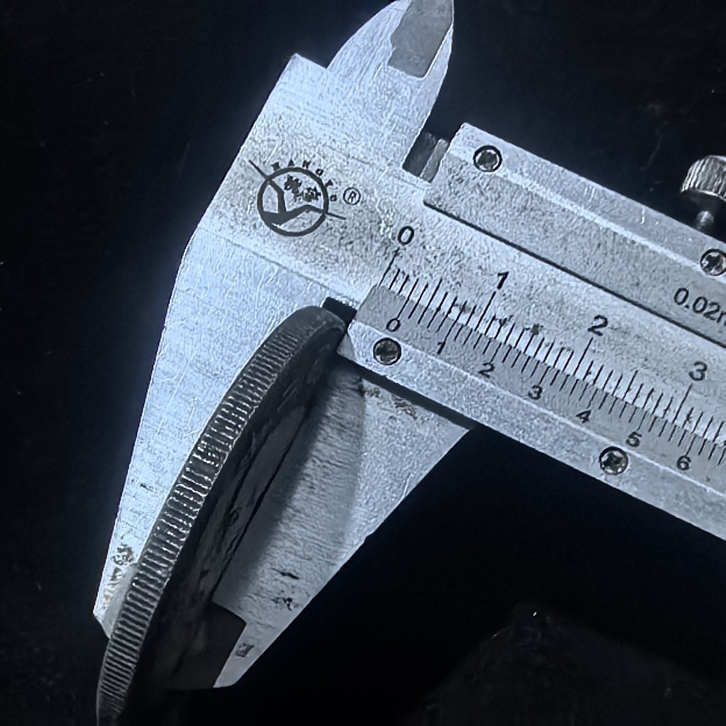 งานฝีมือ Antique Distressed Pulp Silver Dollar 45mm Sun Zhongshan Xiasan Bird Gold Inner Make One หร