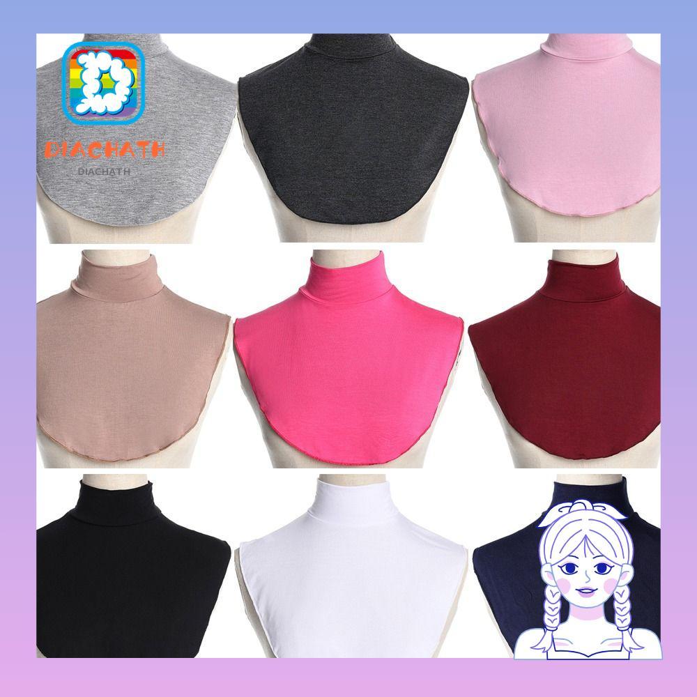 DICHATH ผ้าพันคอ Modal สไตล์ Ramadan Hijab