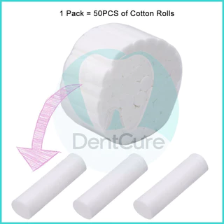 (พร้อมส่ง🇹🇭)1000Pcs คลินิกทันตกรรมอุปกรณ์ทางการแพทย์ดูดซับ Cotton Rolls สำลีแผ่น สำลีทำแผล สำลีทางการแพทย์
