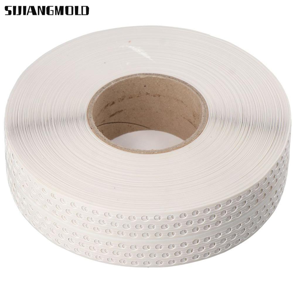 SIJIANGMOLD Drywall Joint Tape, PVC 2" x 132 Self Adhesive, Reinforce Woodings อเนกประสงค์มุม Line W