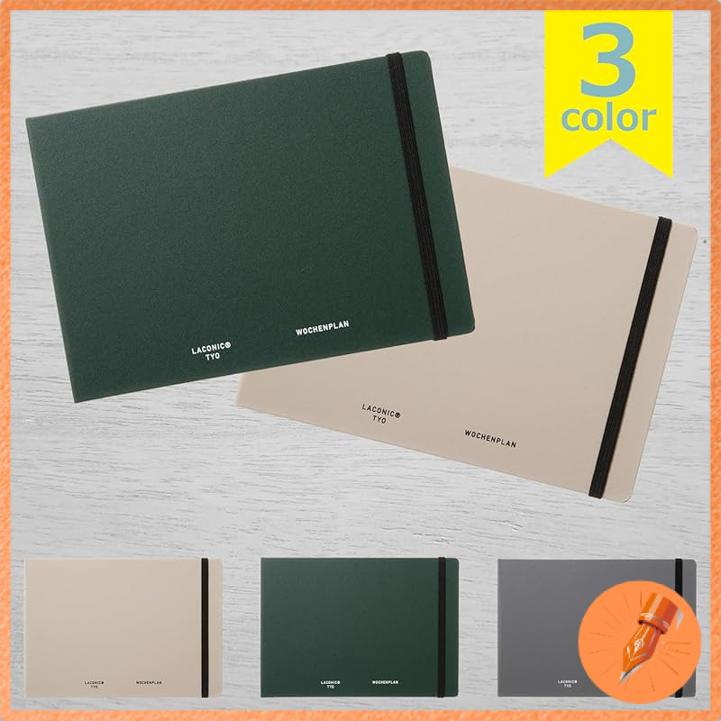 Laconic 2026 Weekly Planner B6 Variant Horizontal Hardcover