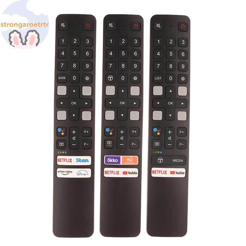 Strongaroertr 1 อุปกรณ์เสริม DIY สําหรับ TCL Android 4K LED สมาร์ททีวีรีโมทคอนโทรล RC901V FAR1 FMR1 