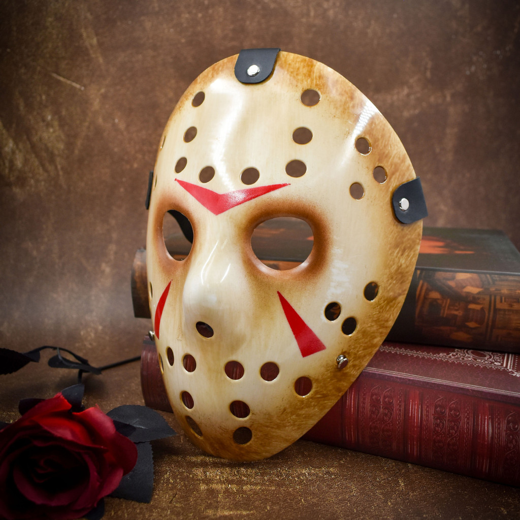 หน้ากากฮาโลวีน Freddy vs Jason Fancy Dress Party Mask Horror Funny Male Christmas Mask