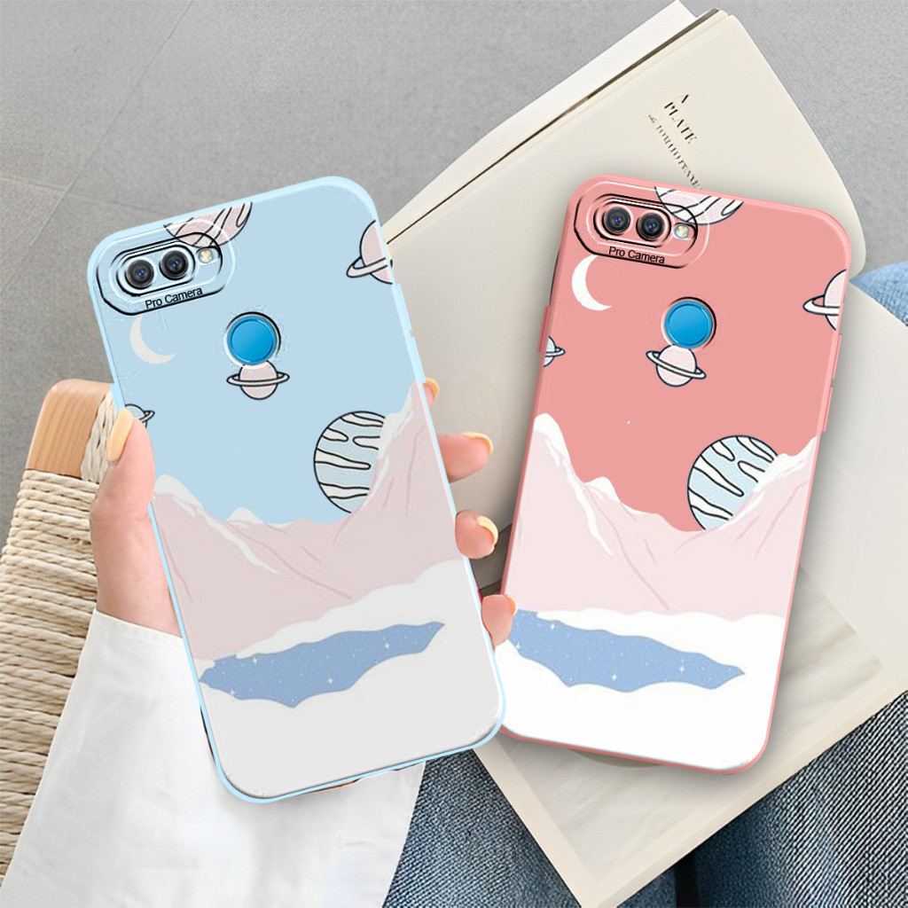 [Ops5] Oppo A5S/A12/ A7/A11k/F9/REALME 2 PRO/A3S/A1K/REALME C2 Space Planet Motif Case - Astronaut S