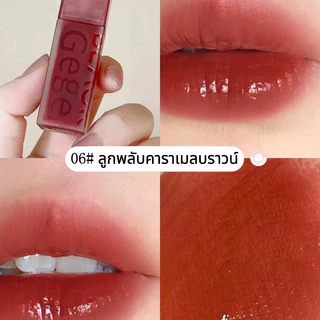 CORNER Gege Bear ลิปสติก เนื้อเเมตต์ กํามะหยี่ ทาง่ายไม่หนักปาก กันน้ำ กันเหงื่อ ติดทนนาน 4 สี