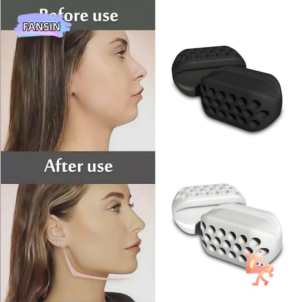 FANSIN Jawzrsize Trainer Anti-aging Chin Cheek Lifting Slimmin Face เครื่องมือ Jawliner กล้ามเนื้อลู