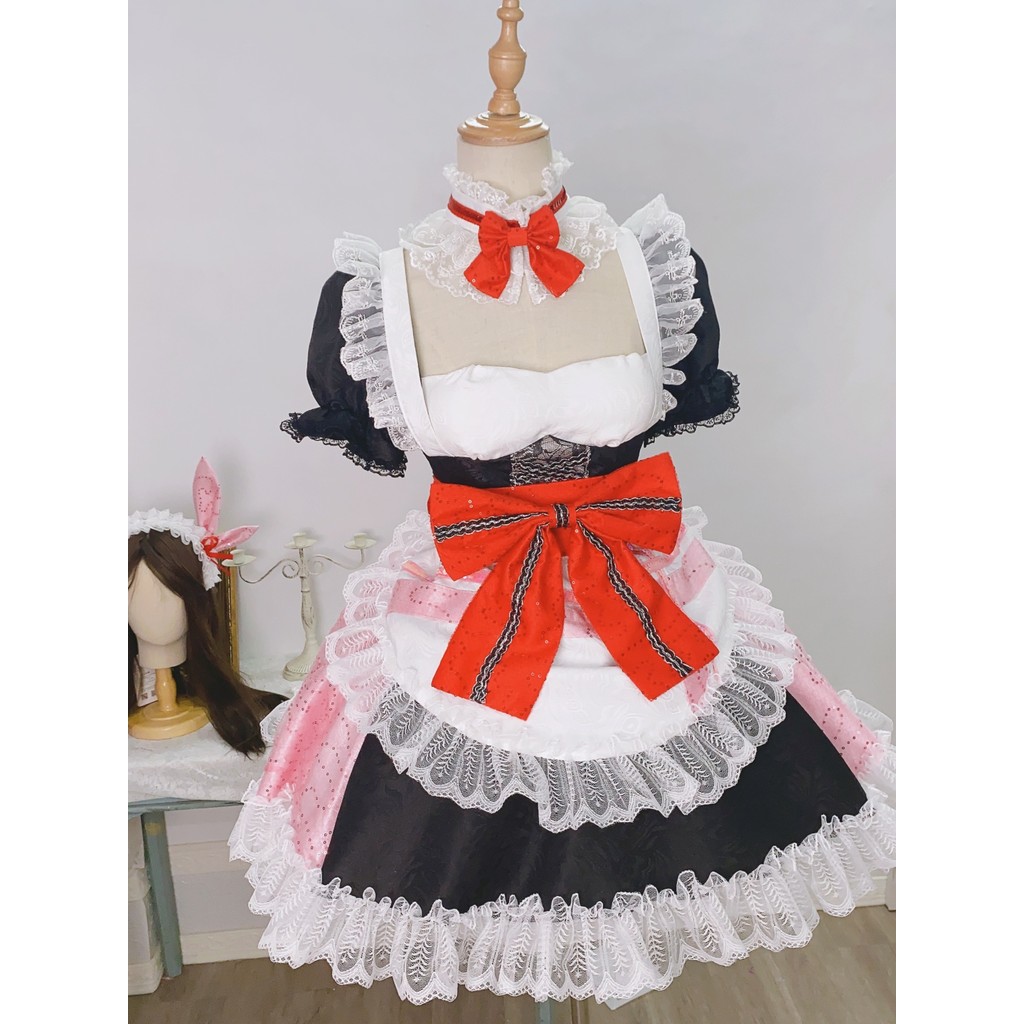 Xiaozhijia Yazawa Nicole Maid Cosplay Outfit Inspired by LoveLive!