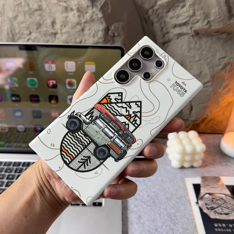 SAMSUNG TOYOTA FJ45 Off-road Micro Frosted Hardเคสโทรศัพท์สําหรับSamsung S26 S25 Ultra S24 Ultra S25